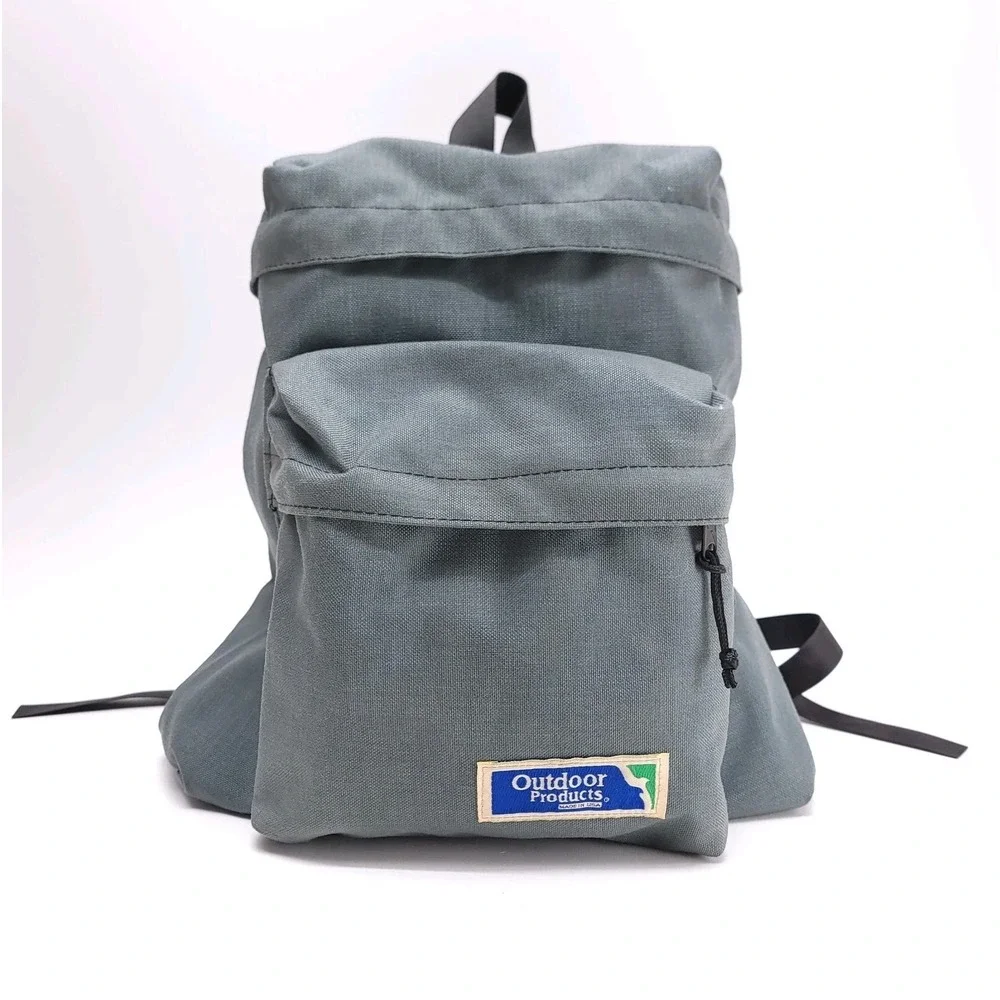Vintage Outdoor Products Backpack Gray Hiking Day Pack 80s USA